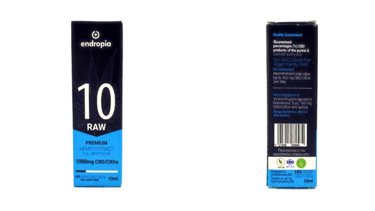 Endropia Raw 10%: Γνώρισε το νέο προϊόν του κορυφαίου brand