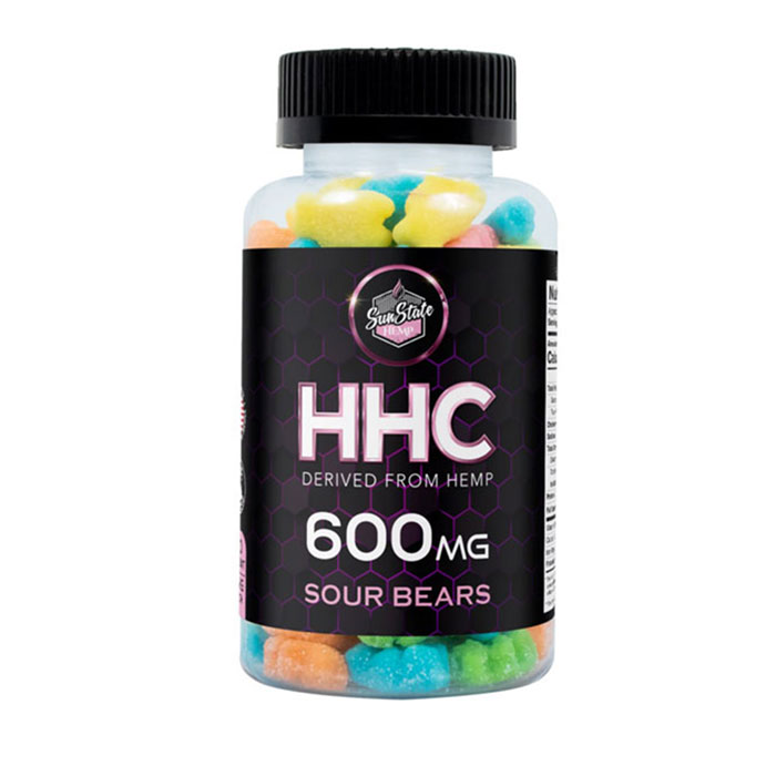 HHC Gummies Sour Bears 600mg – Sun State Hemp