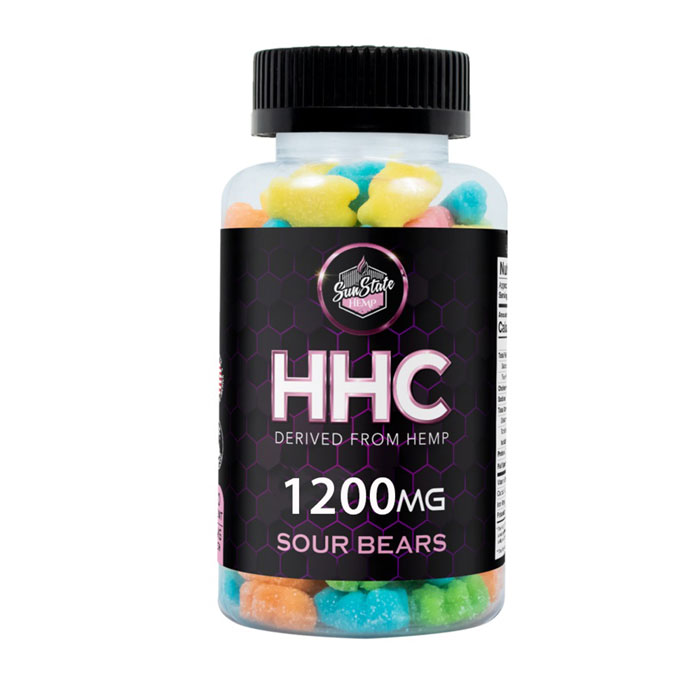 HHC Gummies Sour Bears 1200mg – Sun State Hemp