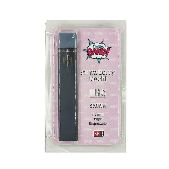 Vape Disposable HHC Strawberry Mochi Sativa 1gr – DELTA BANG